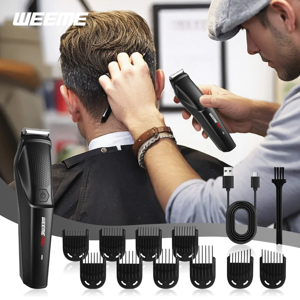 HZ-4 — Barber using the complete HZ-4 trimmer