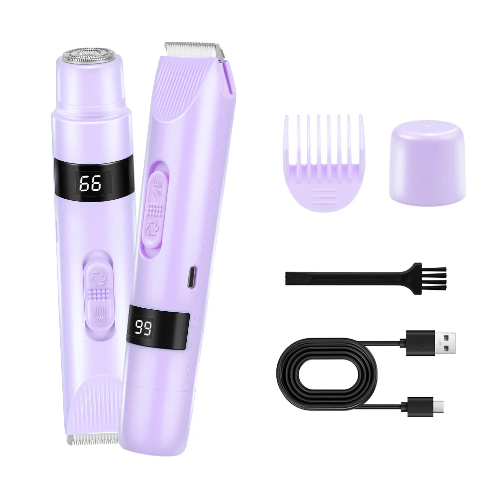 707 — 707 dual-ended groomer, purple configuration