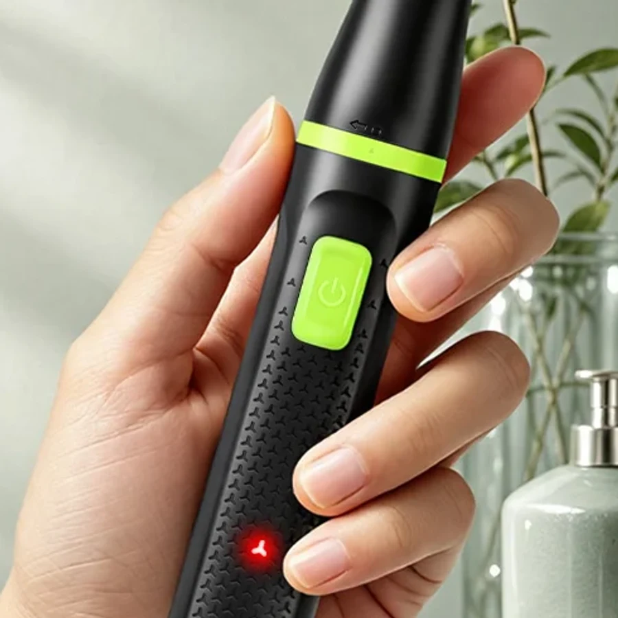 153 — Cordless trimmer in use