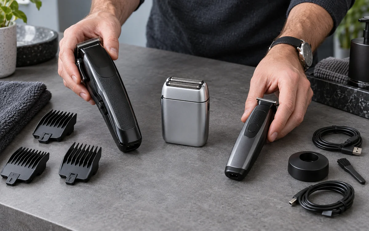 How to compare multi-device grooming sets